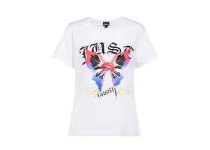Just Cavalli Graphic Print Crewneck T-Shirt
