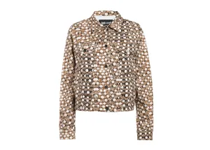 Just Cavalli Jewel Print Denim Jacket
