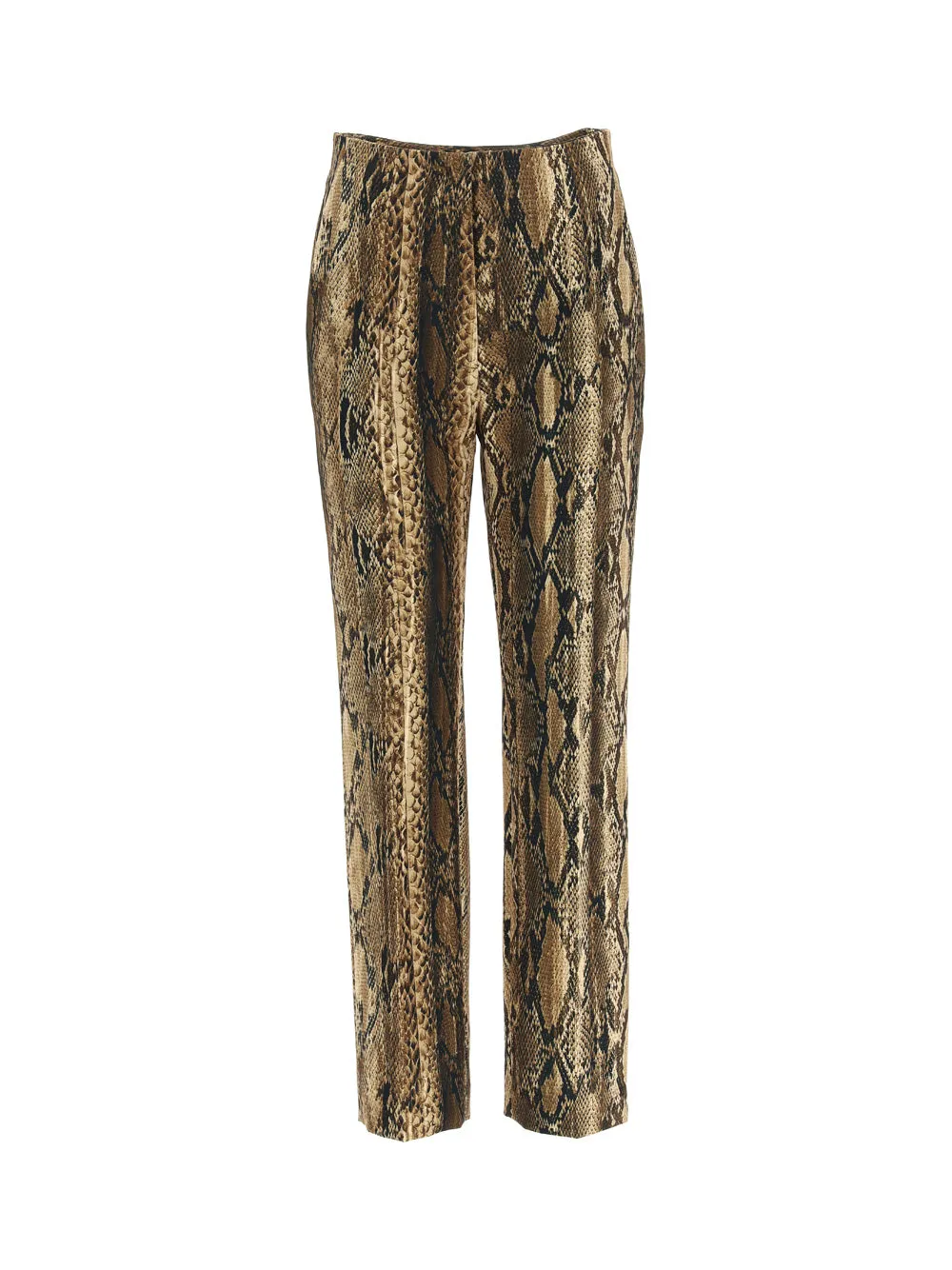 Just Cavalli Snake Print Slim Fit Trousers