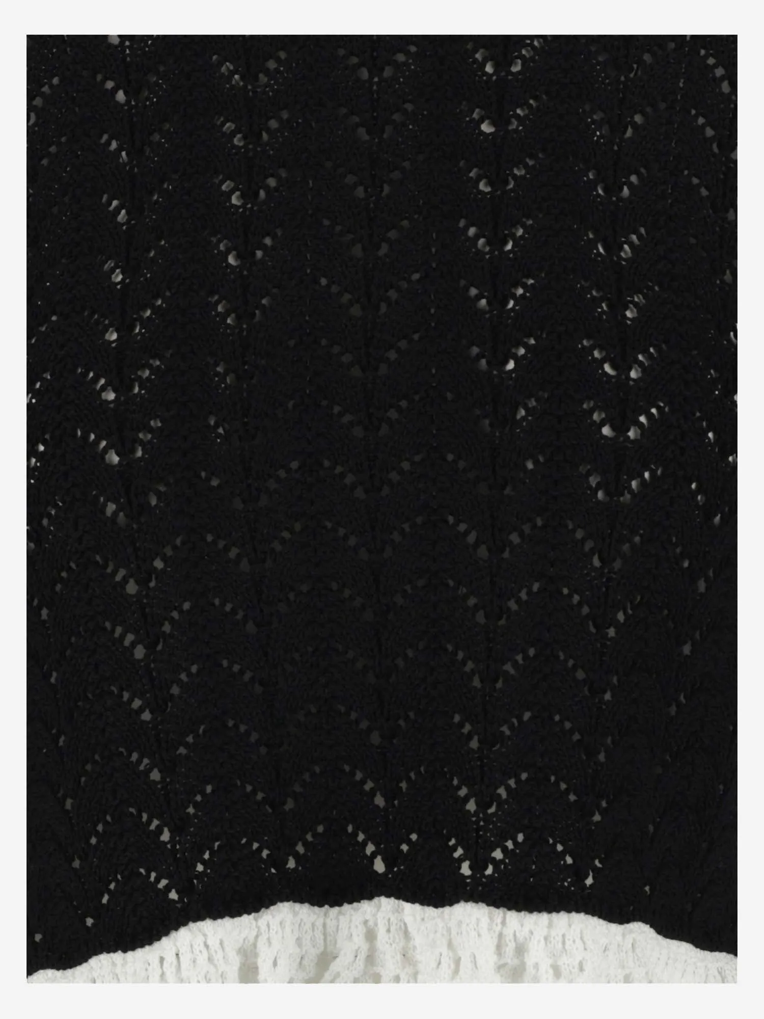 JW Anderson Crochet-Effect Crewneck Top