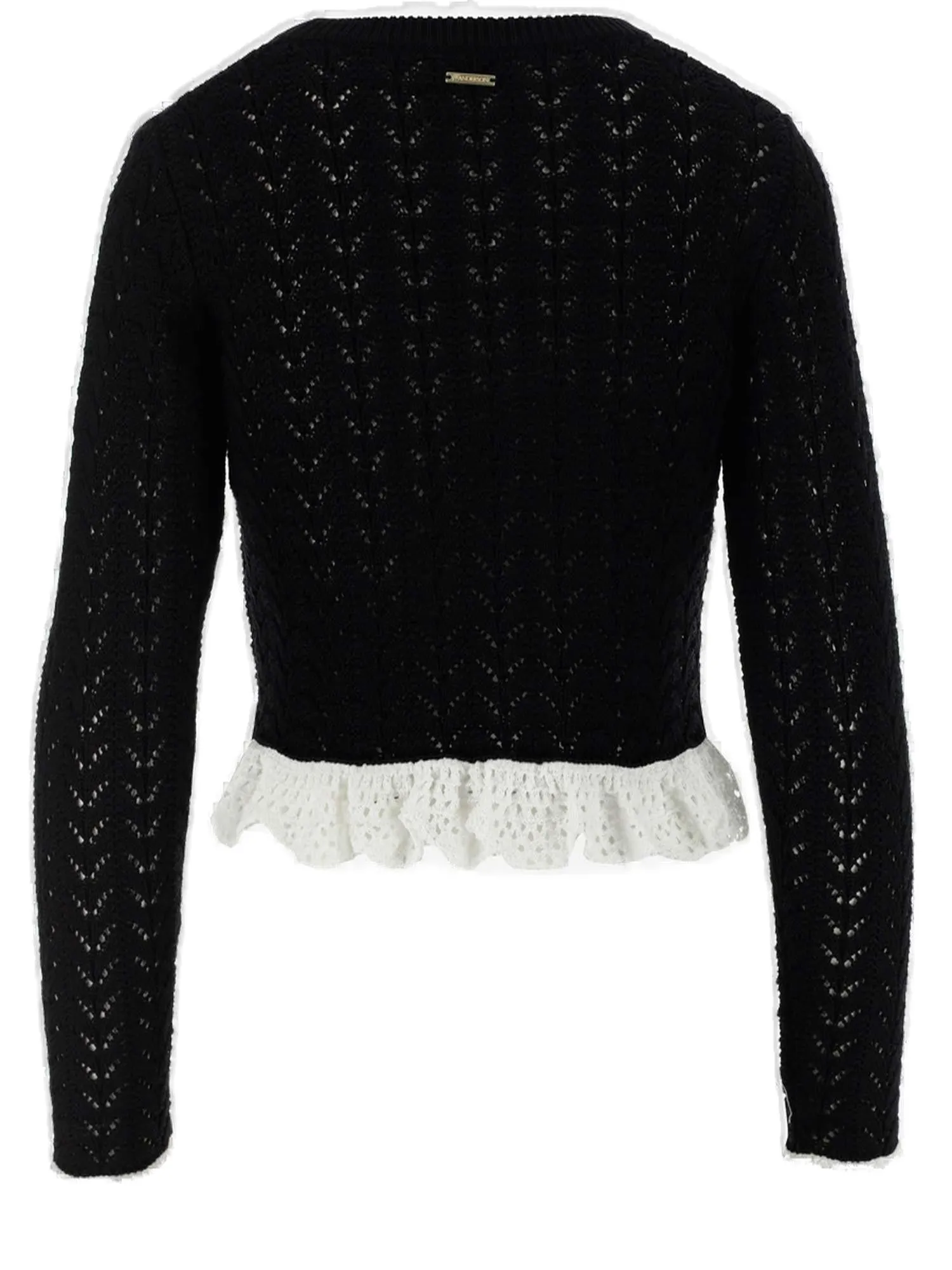 JW Anderson Crochet-Effect Crewneck Top