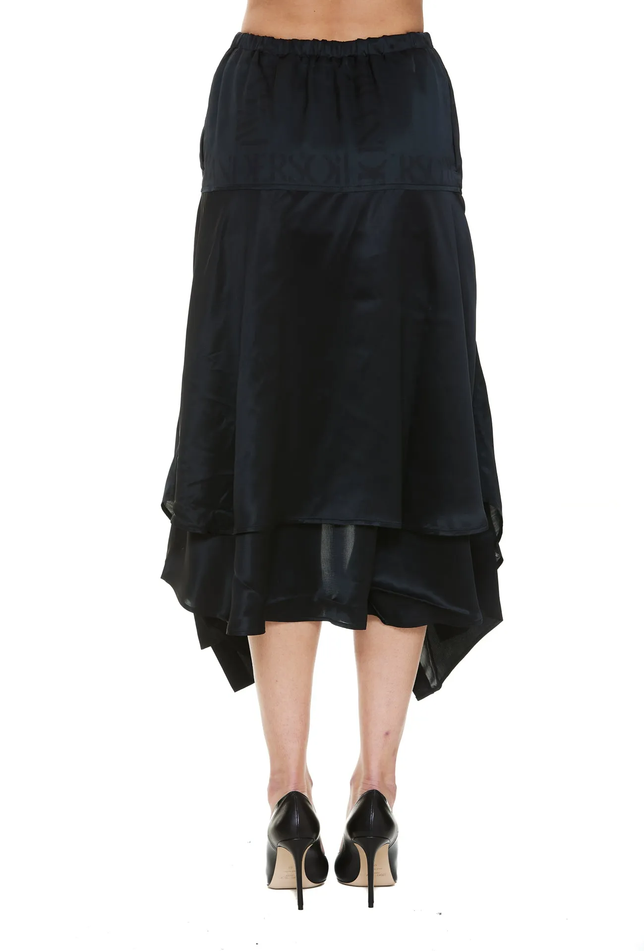 JW Anderson Layered Drawstring Midi Skirt