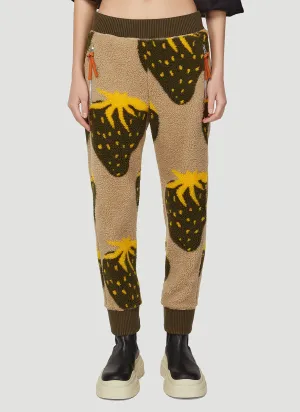 JW Anderson Strawbery Zip Detailed Track Pants