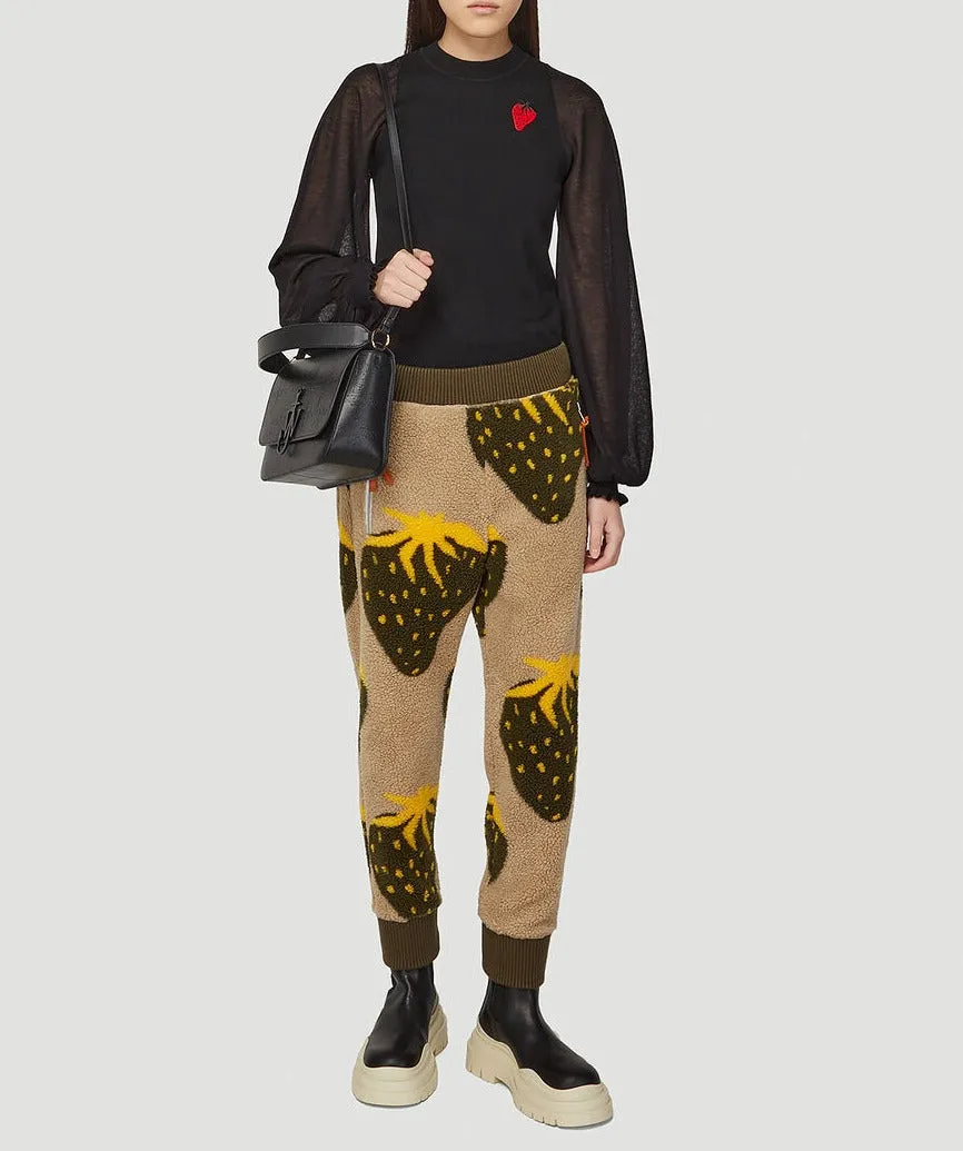 JW Anderson Strawbery Zip Detailed Track Pants