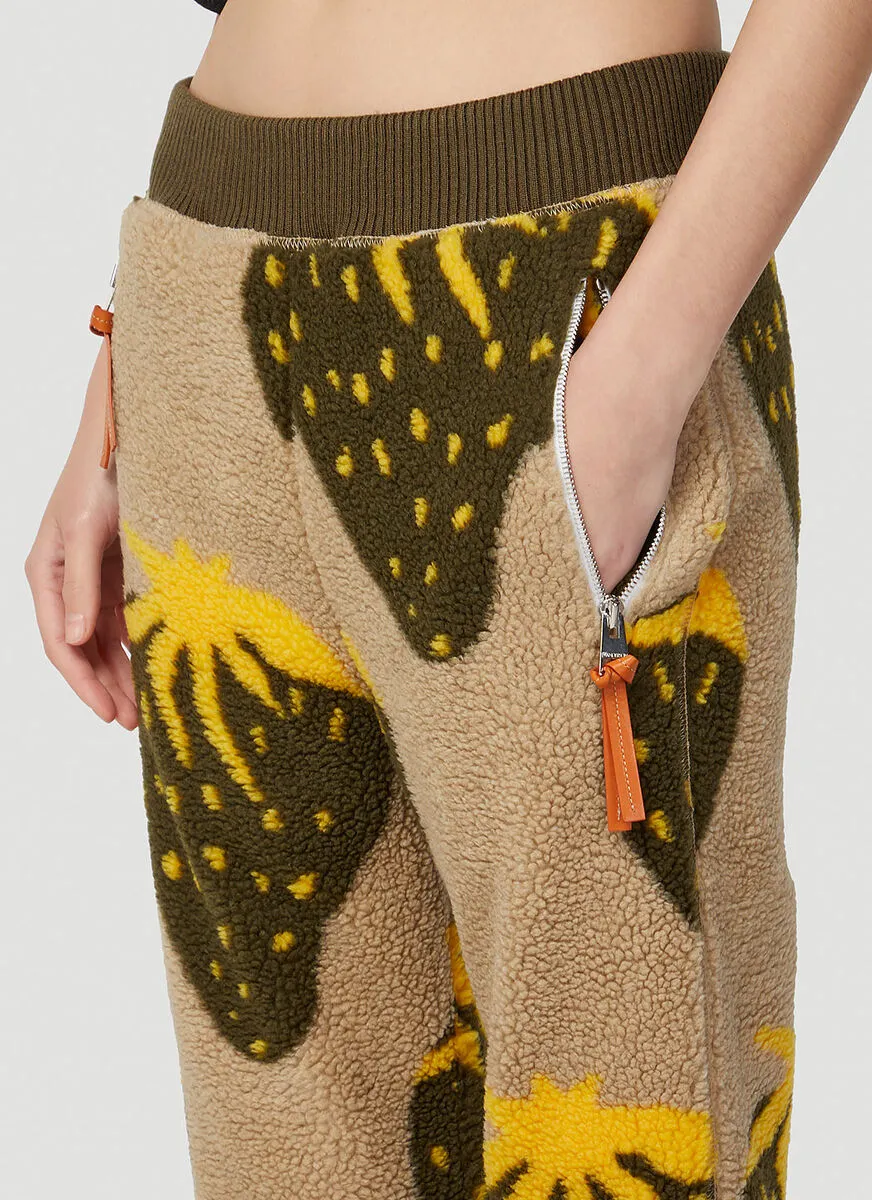 JW Anderson Strawbery Zip Detailed Track Pants