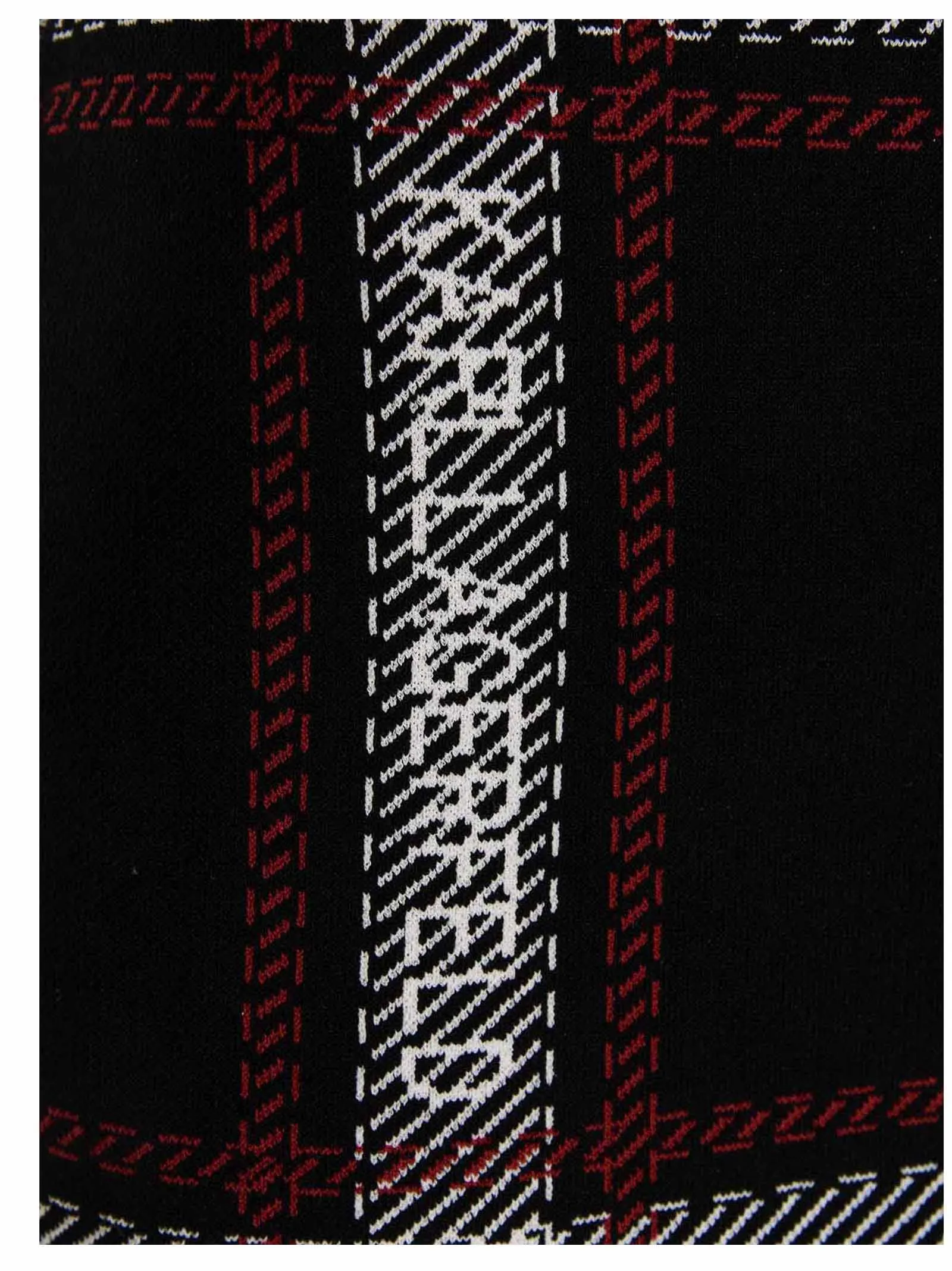 Karl Lagerfeld Karl Check Knitted Pencil Mini Skirt