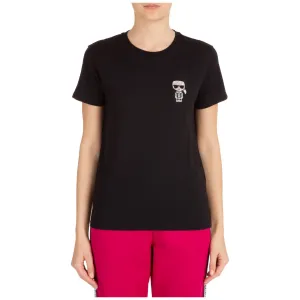 Karl Lagerfeld K/Ikonik Rhinestones Patch T-Shirt