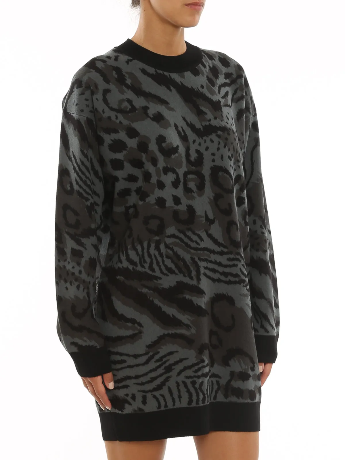 Kenzo Animal Print Jumper Dress