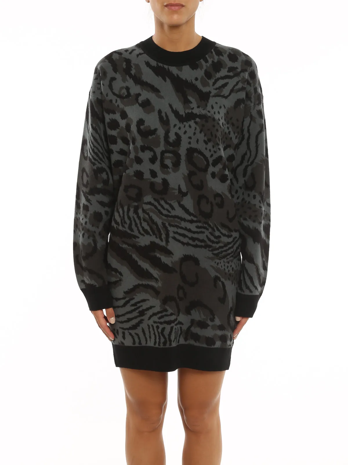 Kenzo Animal Print Jumper Dress