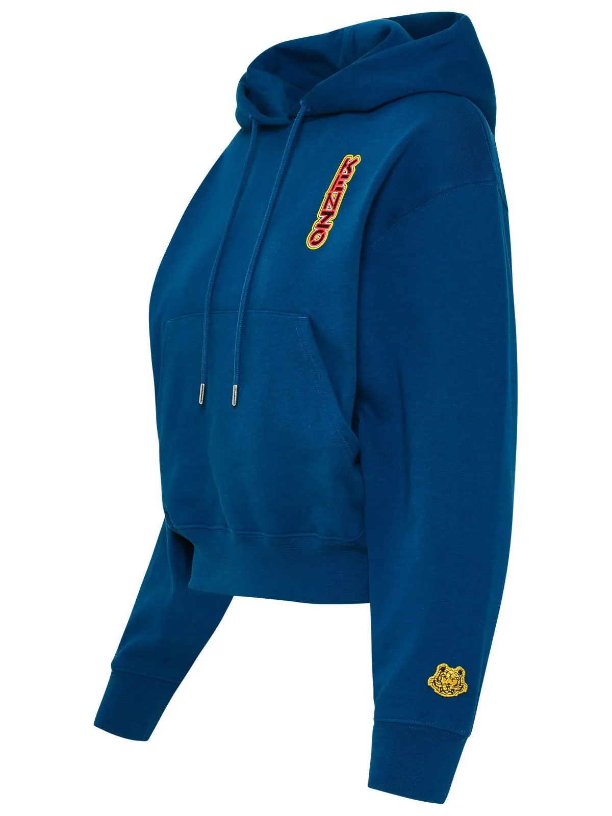 Kenzo Graphc Logo Printed Drawstring Hoodie
