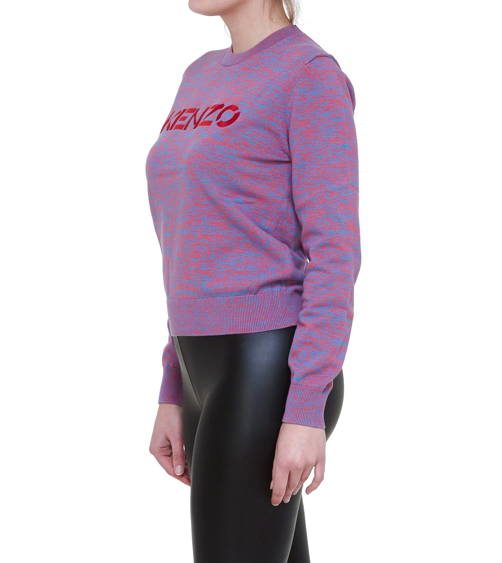 Kenzo Logo Embroidered Knit Jumper