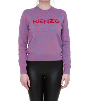 Kenzo Logo Embroidered Knit Jumper