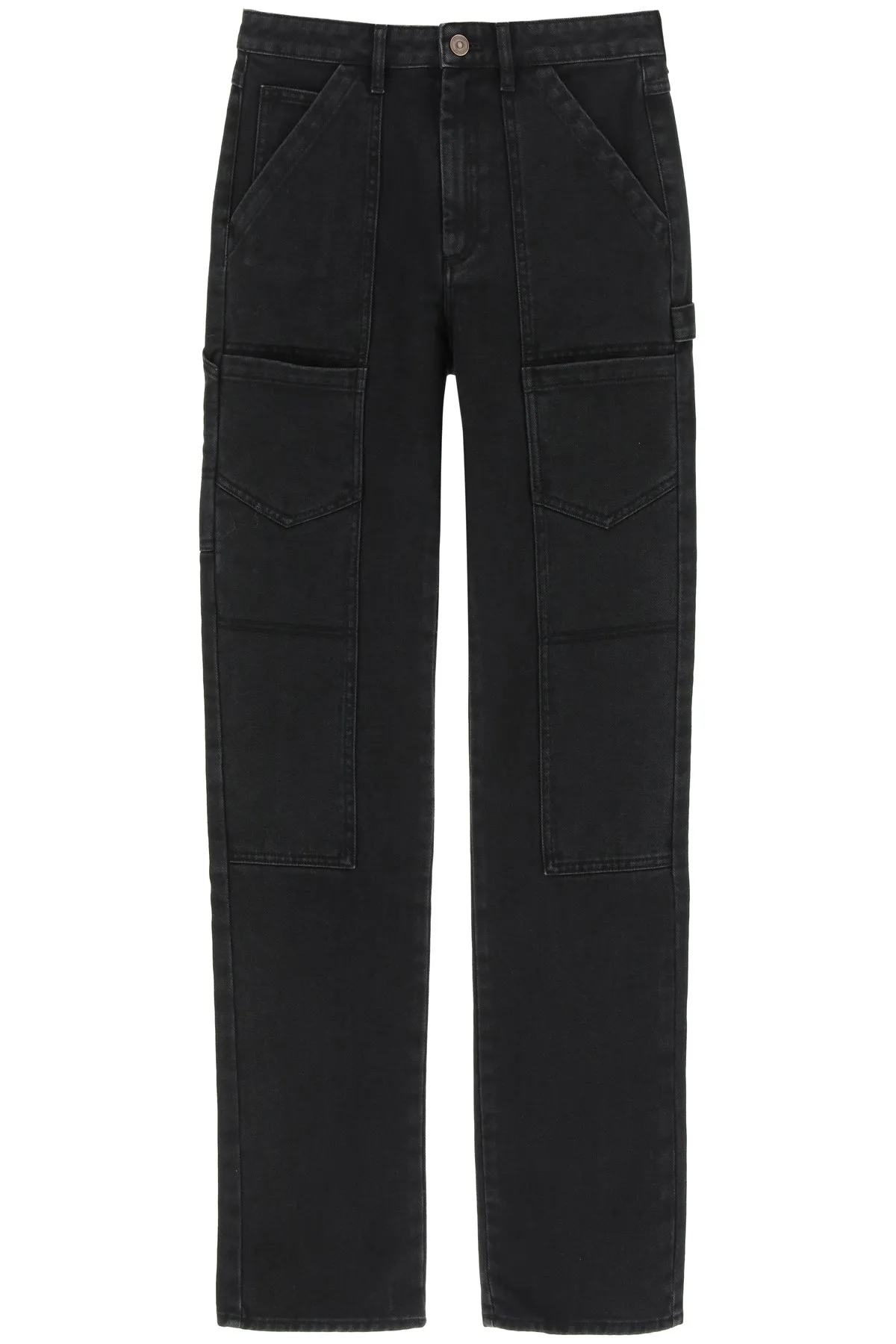 Kenzo Logo Patch High-Waisted Jeans
