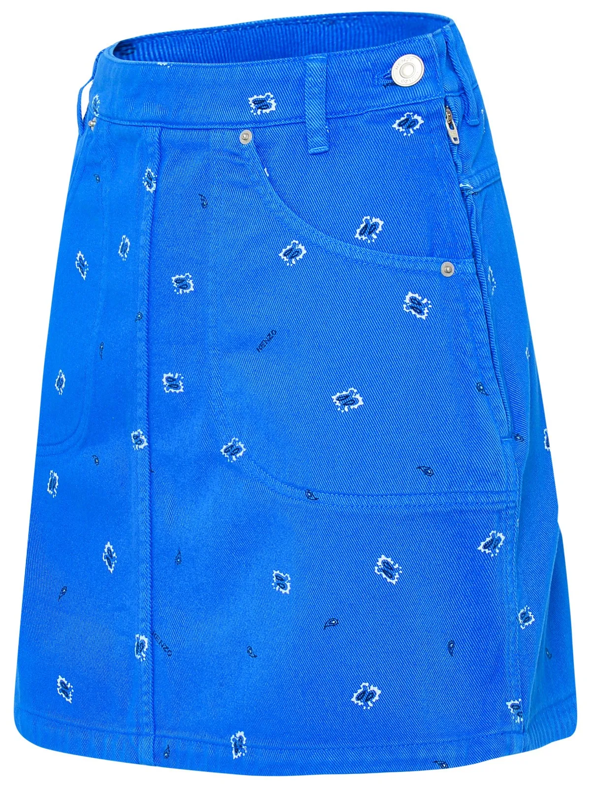 Kenzo Paisley Printed A-Line Mini Skirt
