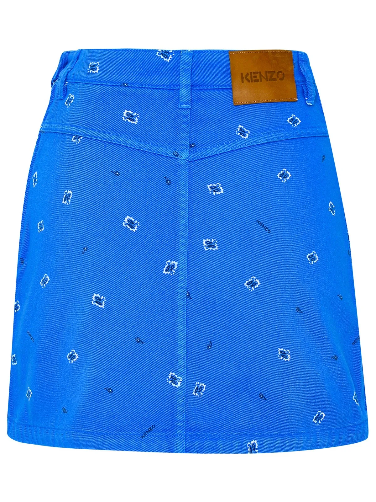 Kenzo Paisley Printed A-Line Mini Skirt