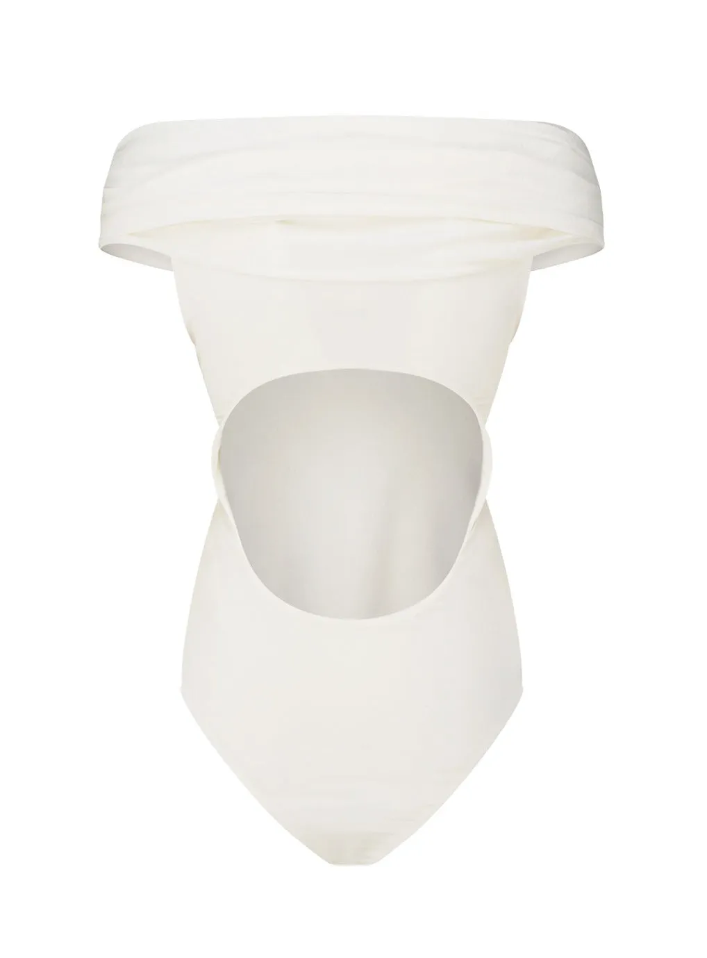 Khaite Ruched Detailed Off-Shoulder Top