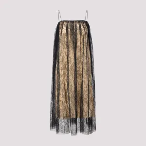 Khaite Sadie Lace-Layered Dress