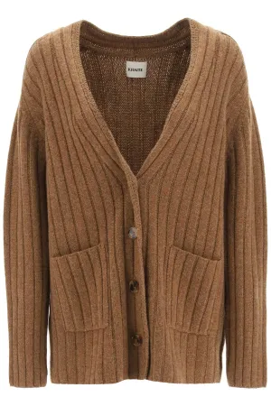Khaite The Buffy V-Neck Knit Cardigan