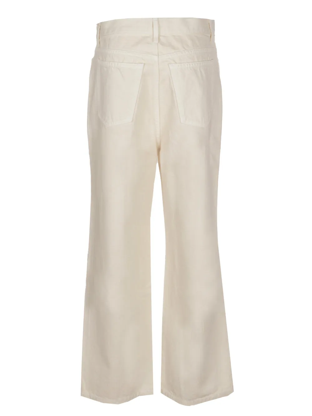 Khaite Wide-Leg Mid-Rise Jeans