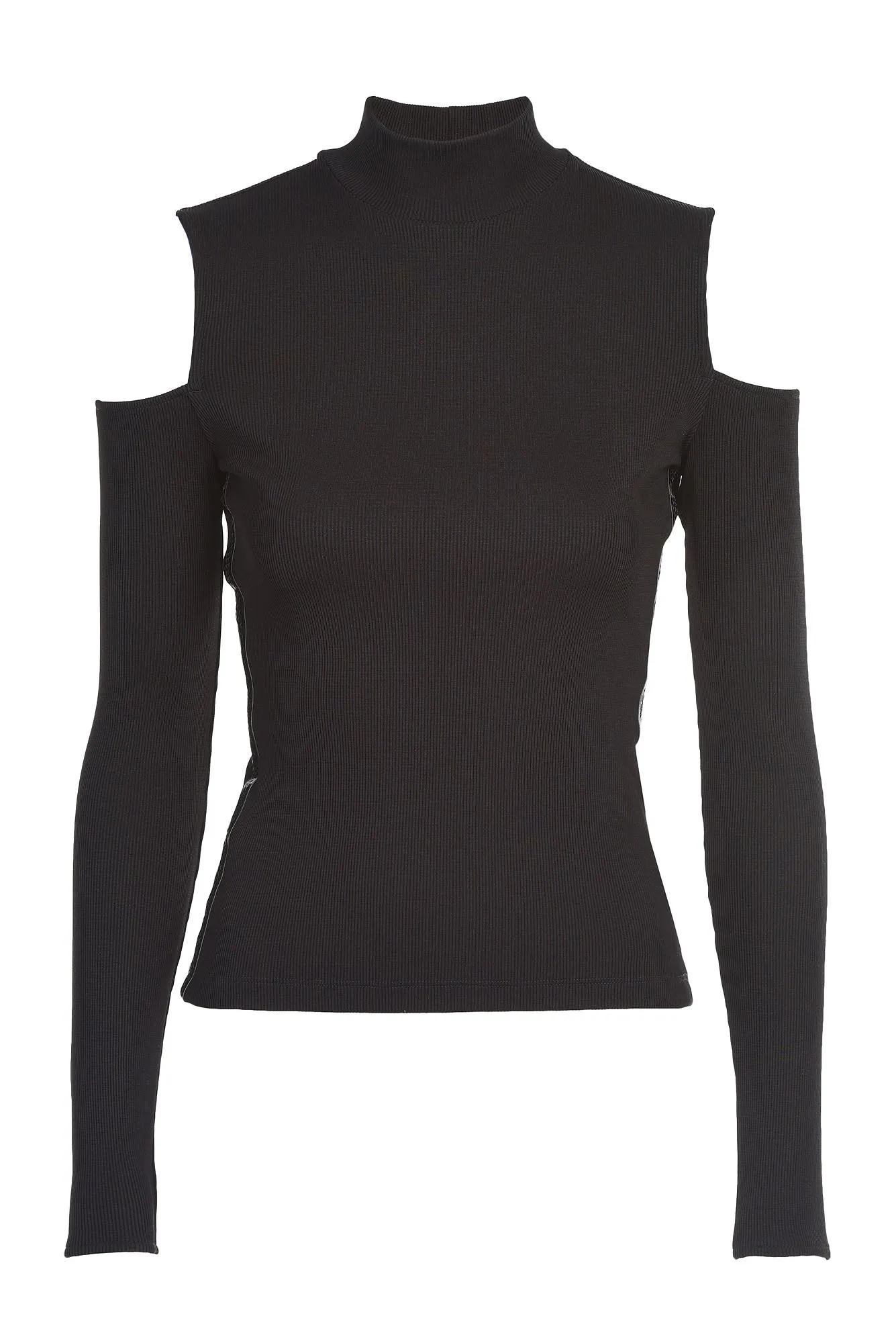 Koch Cut-Out High Neck Knit Top