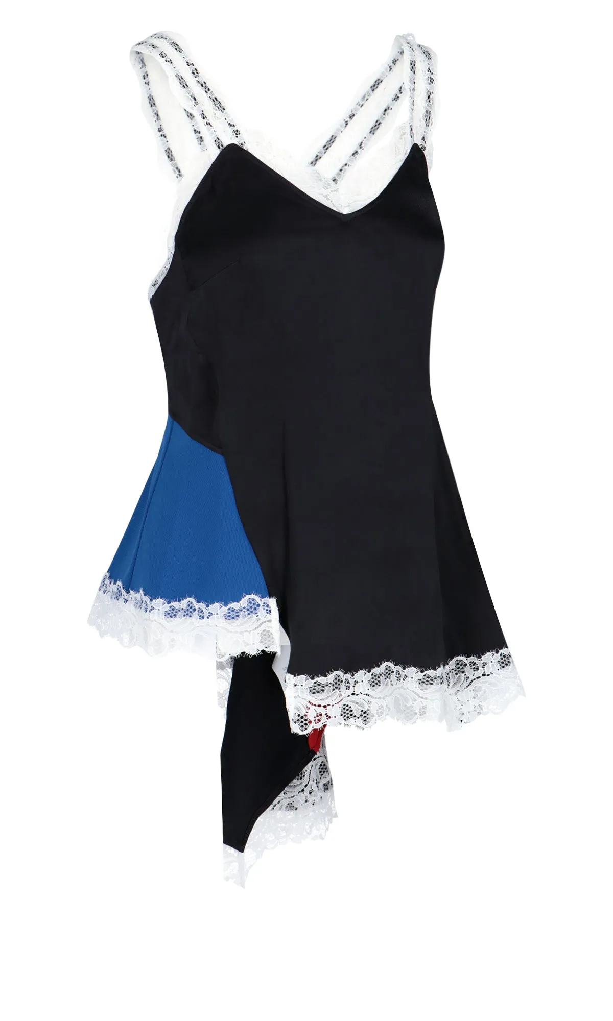 Koch Sleeveless Colour-Block Panelled Sleeveless Top