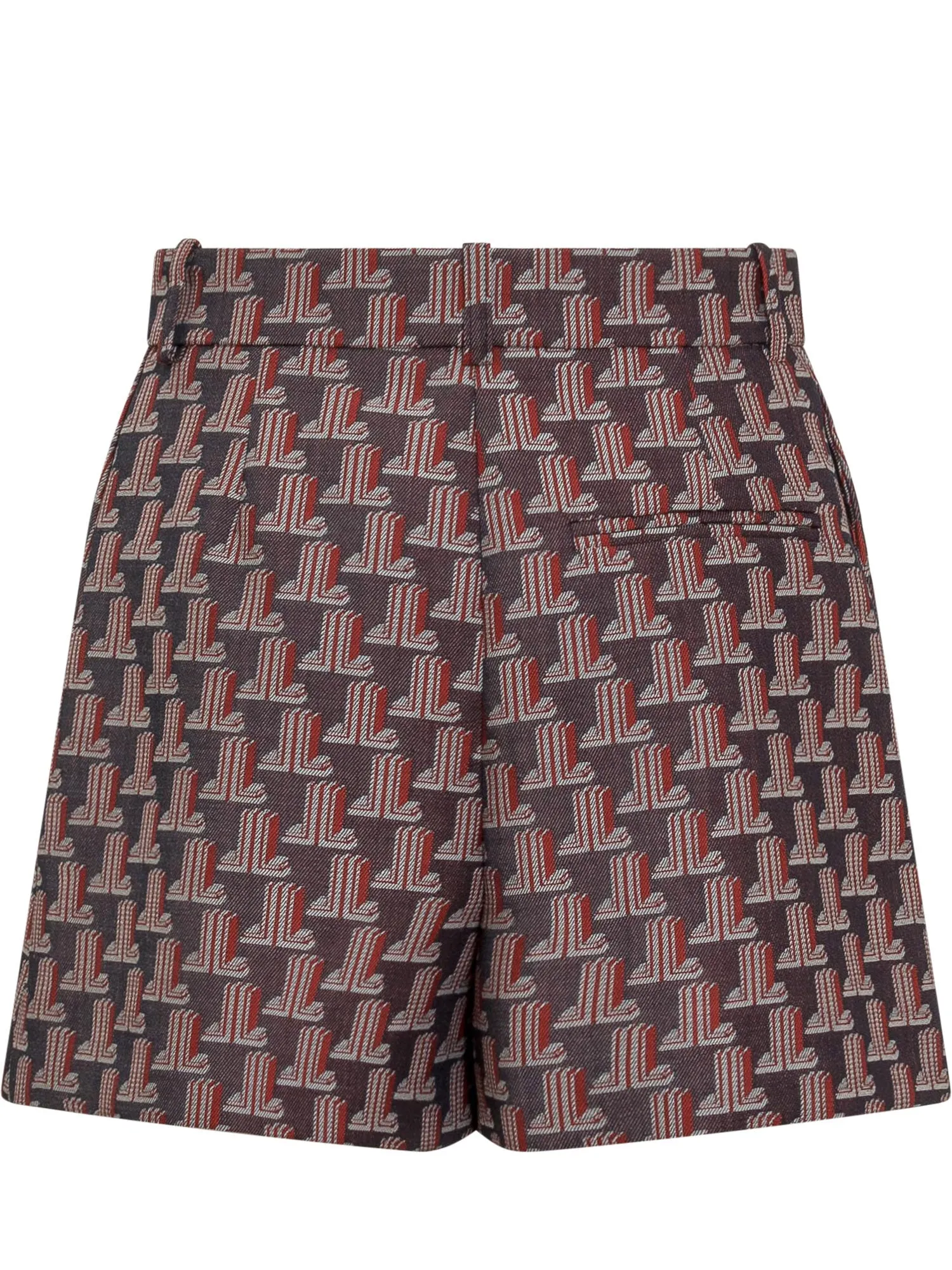 Lanvin All-Over Monogram Printed Shorts