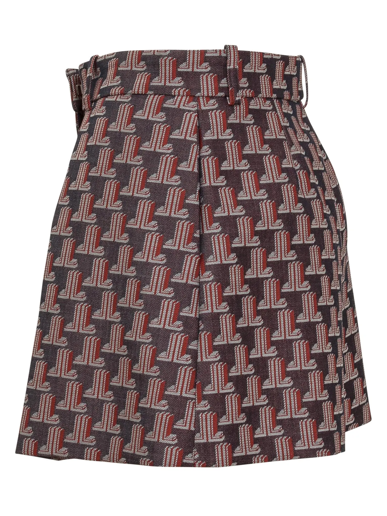 Lanvin All-Over Monogram Printed Shorts
