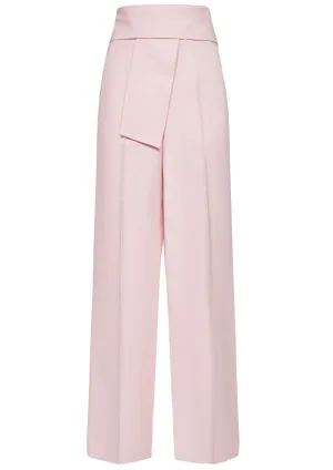 Lanvin Tie Belt Wide Leg Pants