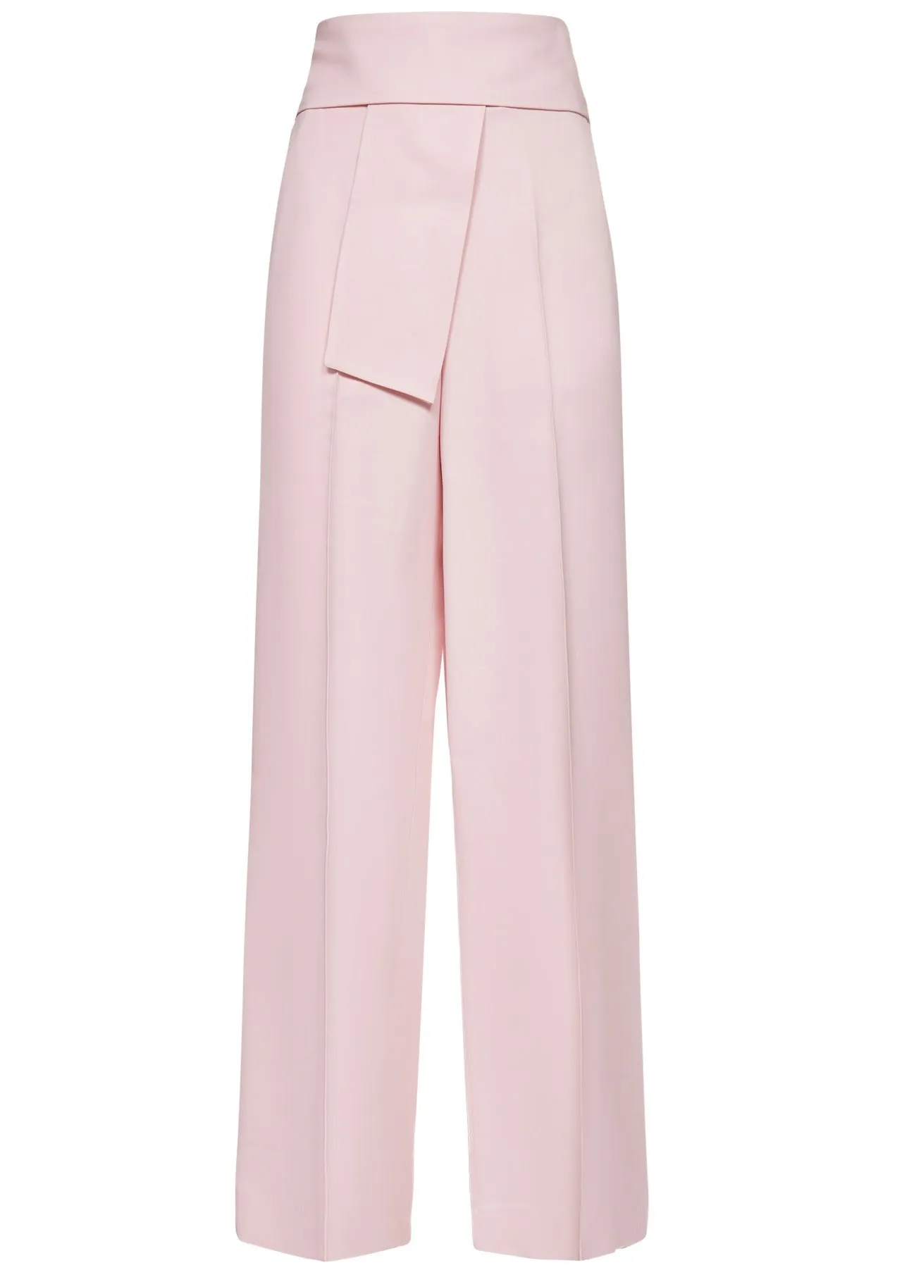 Lanvin Tie Belt Wide Leg Pants
