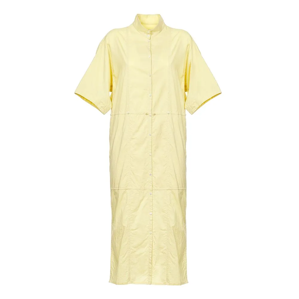 Lemaire Short Sleeved Buttoned Shirt Dress
