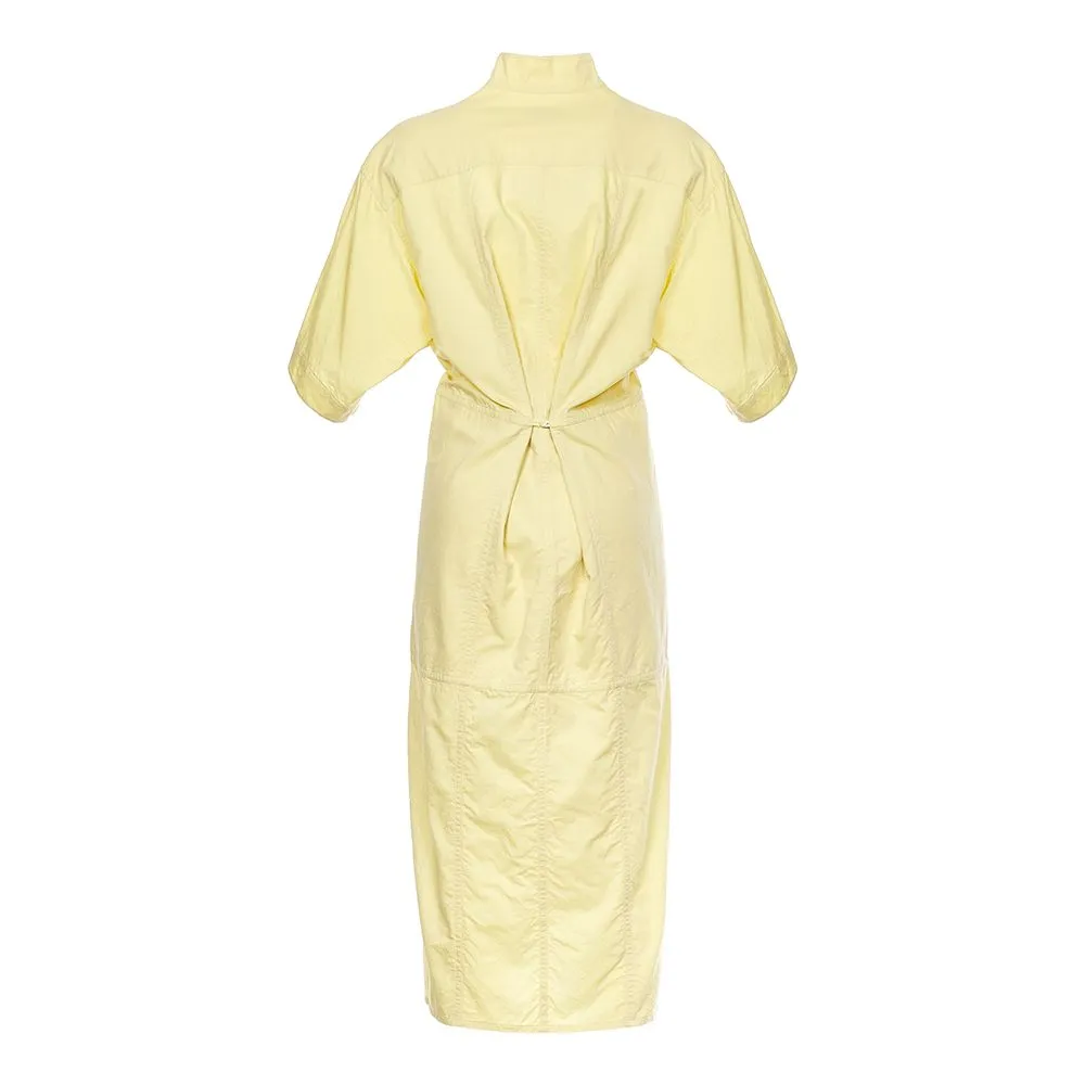 Lemaire Short Sleeved Buttoned Shirt Dress