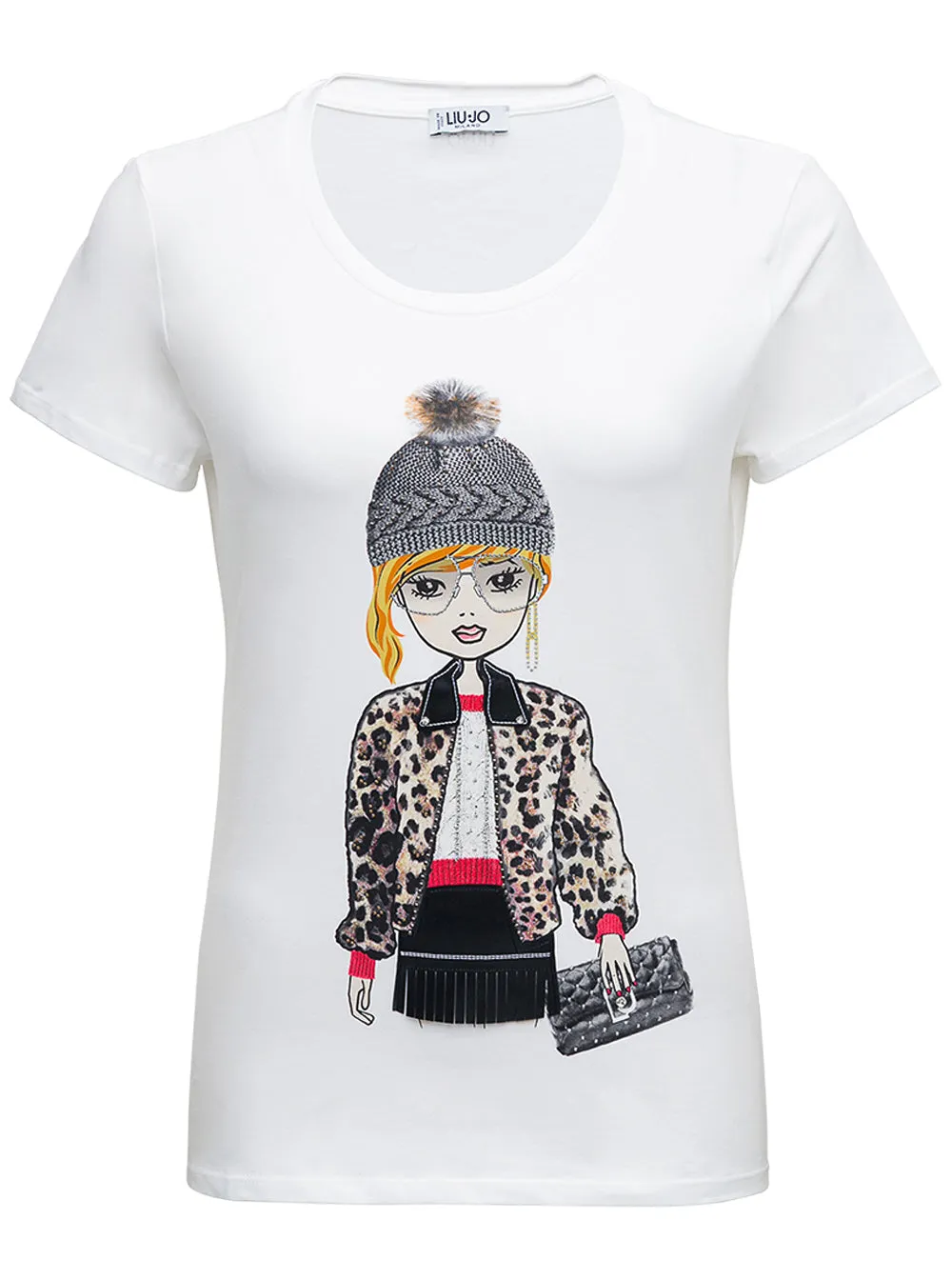 Liu Jo Printed Crewneck T-Shirt