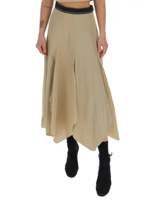 Loewe High Waist handkerchief Hem Midi Skirt