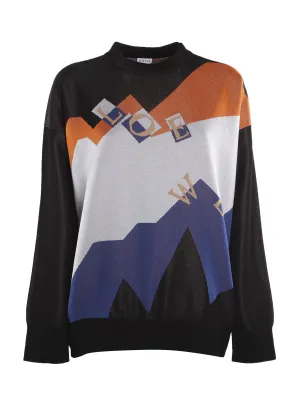 Loewe Jacquard Crewneck Sweater