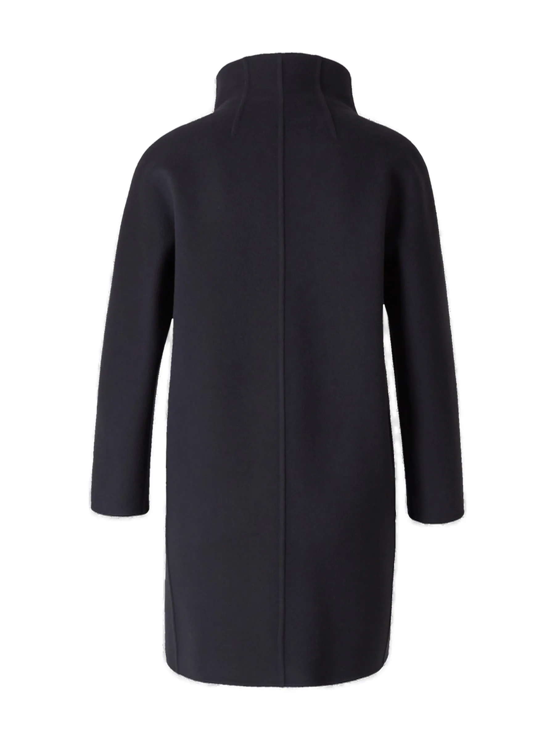 Loro Piana Pleat Detailed High-Neck Coat