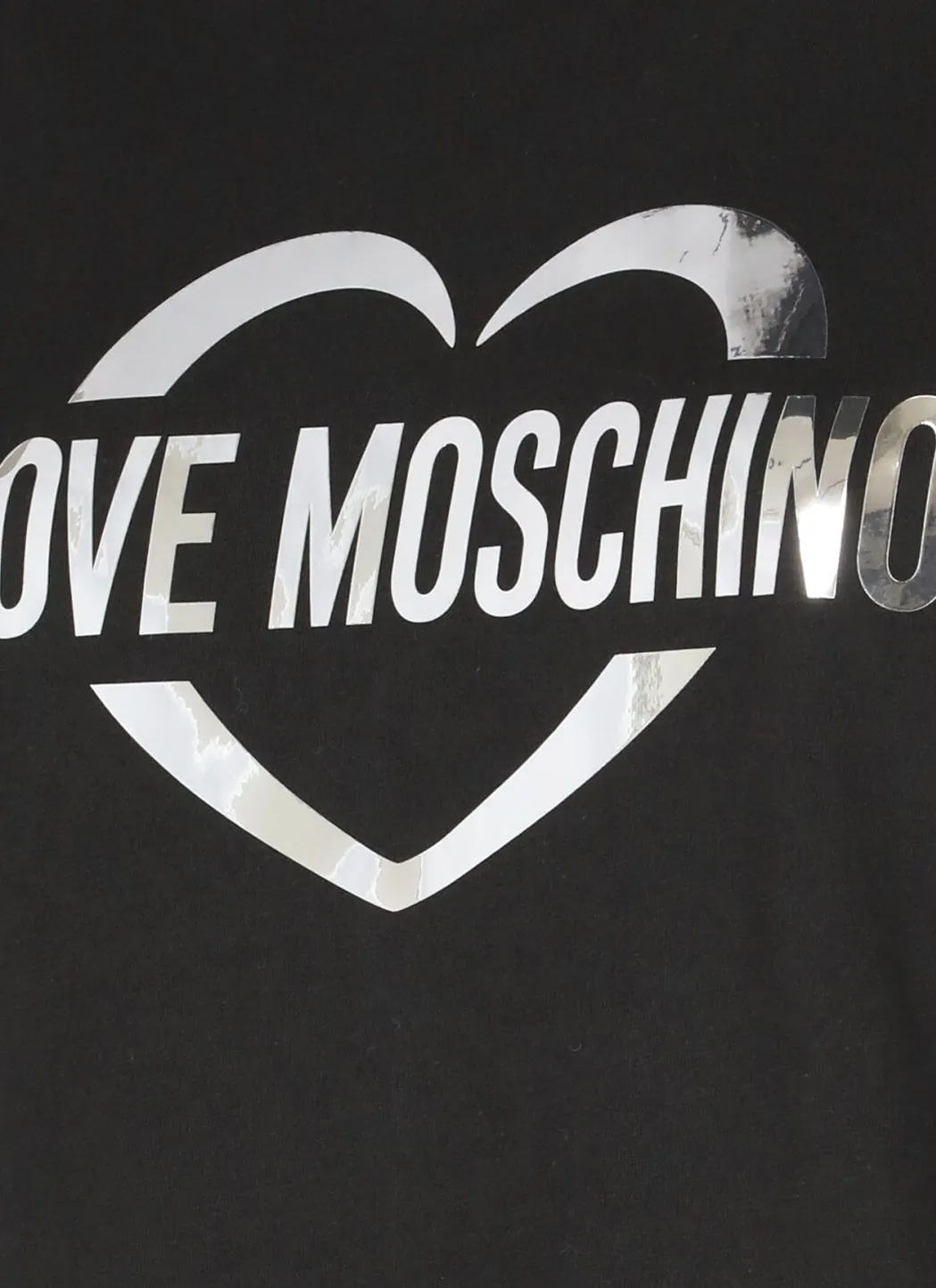 Love Moschino Logo Printed Crewneck T-Shirt