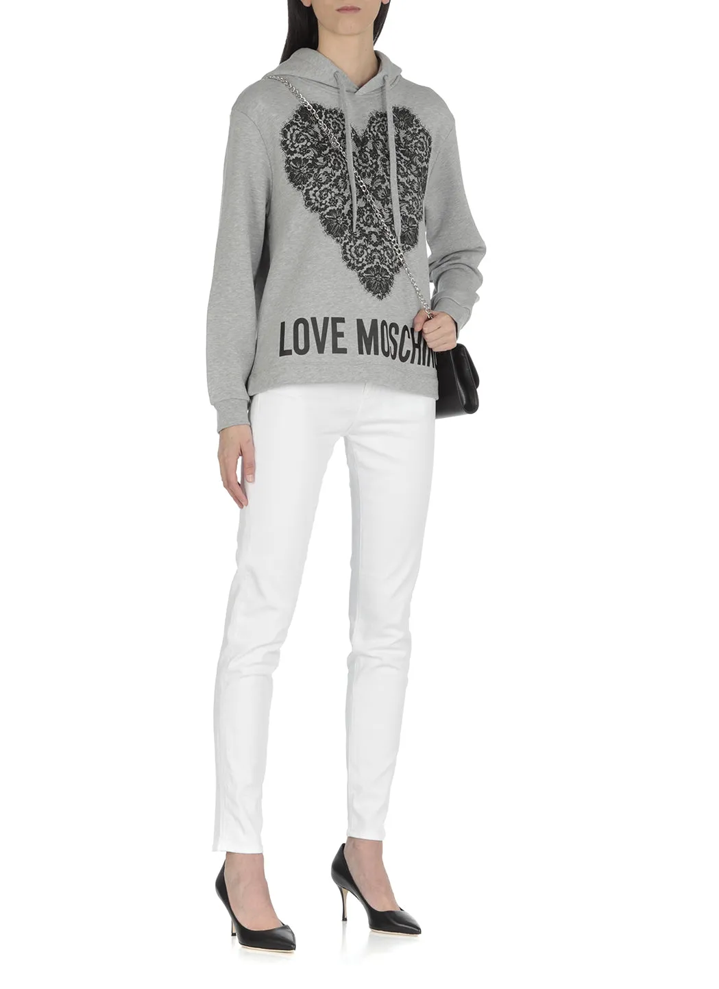 Love Moschino Logo Tab Skinny Jeans