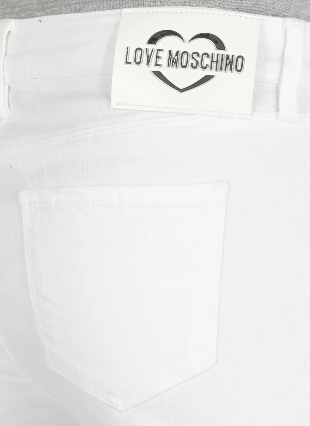 Love Moschino Logo Tab Skinny Jeans