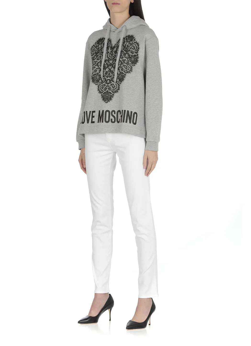 Love Moschino Logo Tab Skinny Jeans