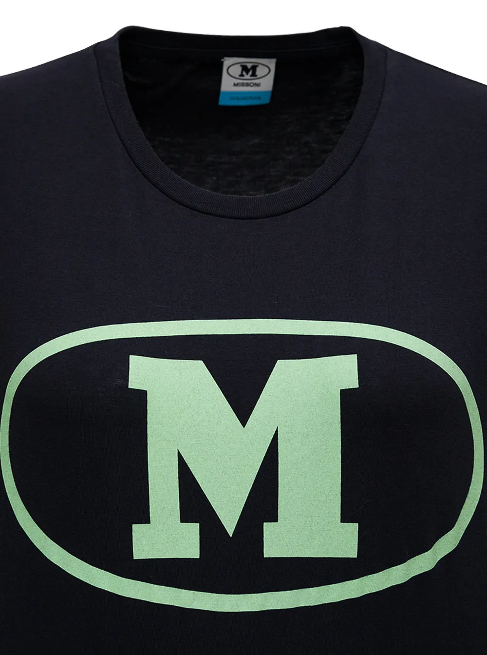M Missoni Logo Printed Crewneck T-Shirt