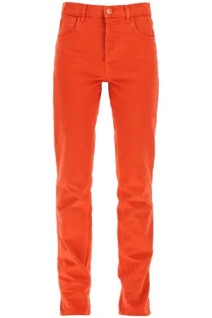 Magda Butrym High Waist Straight Leg Denim Jeans