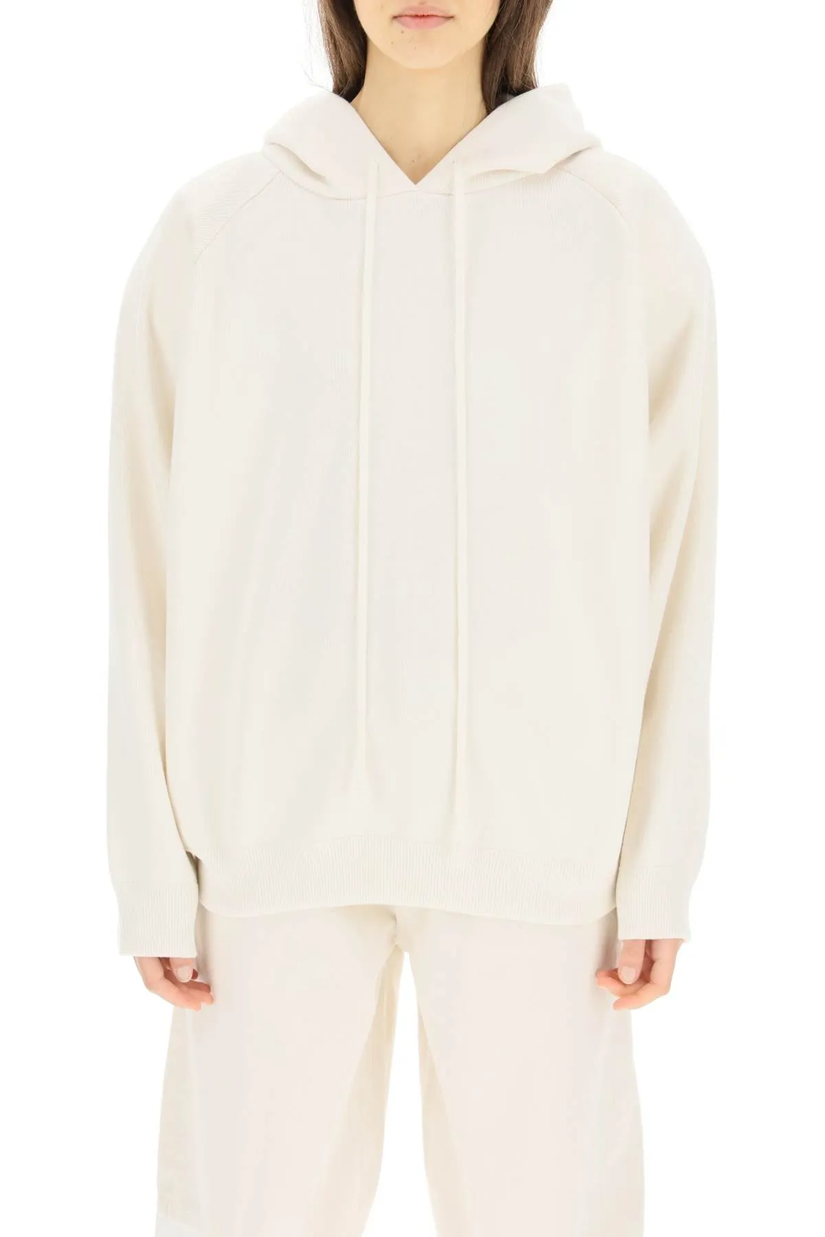 Magda Butrym Long-Sleeved Drawstring Hoodie