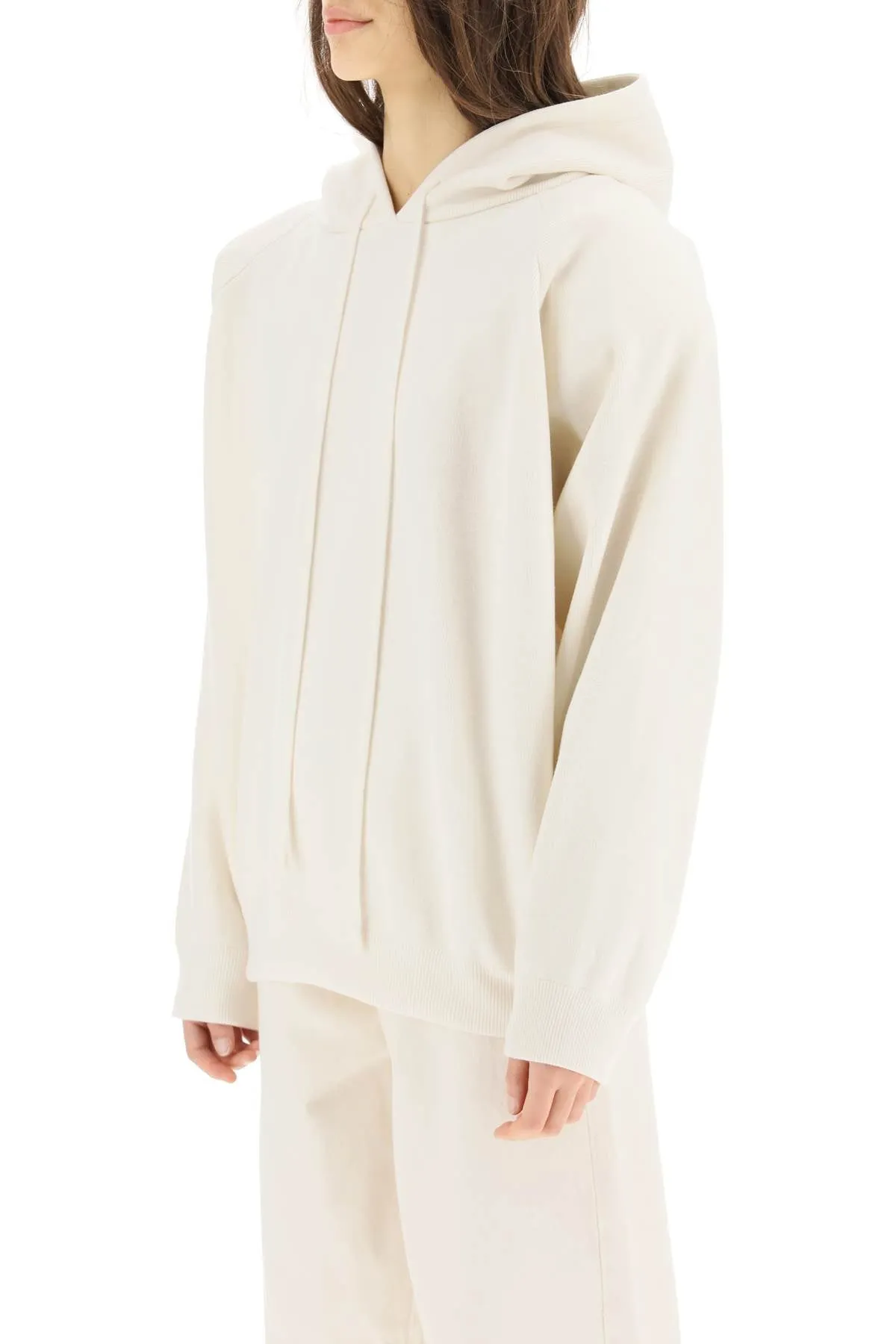 Magda Butrym Long-Sleeved Drawstring Hoodie