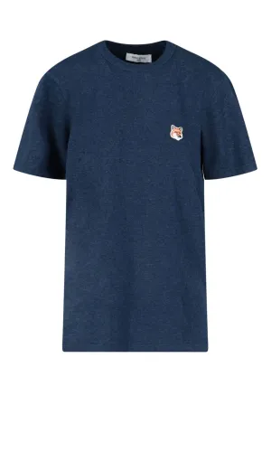 Maison Kitsun Fox Head Patch Classic T-Shirt