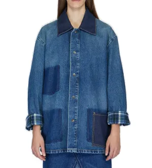 Maison Margiela Boxy Straight Hem Denim Jacket