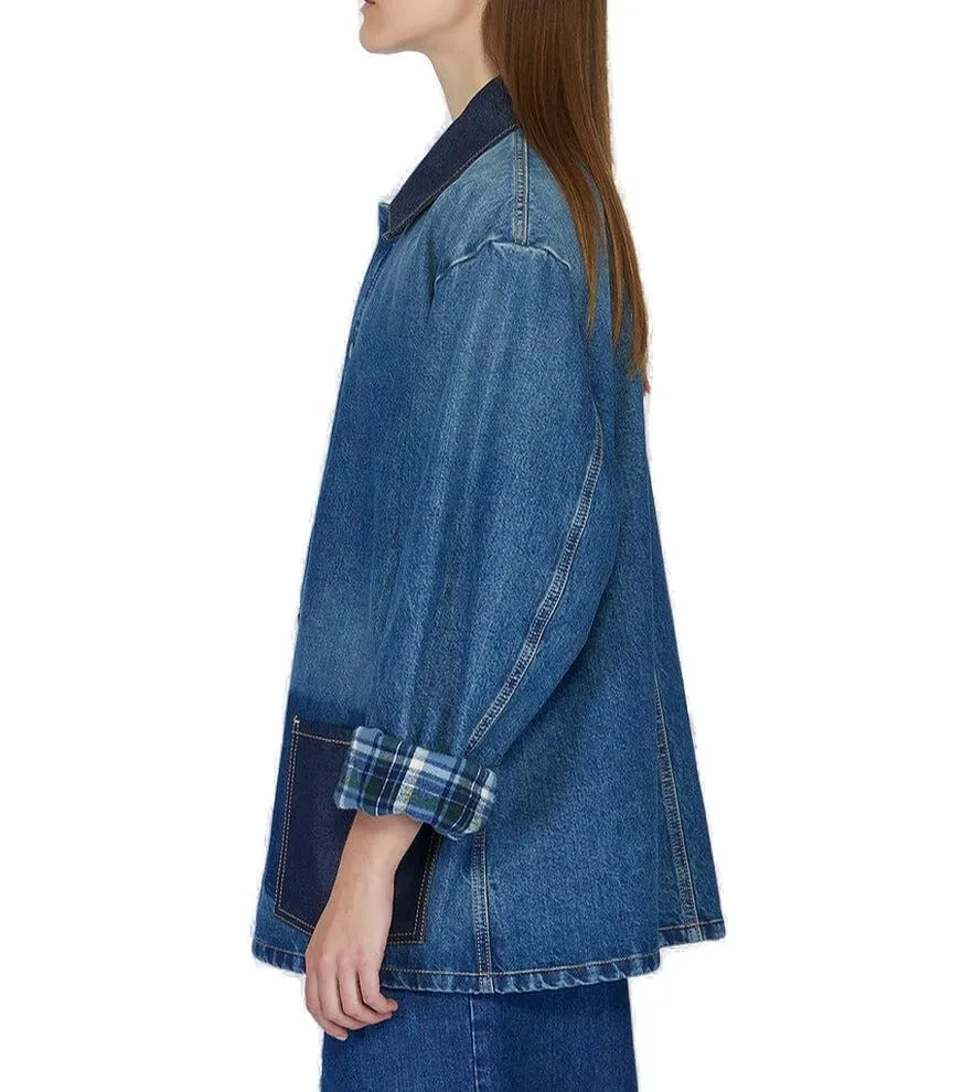 Maison Margiela Boxy Straight Hem Denim Jacket