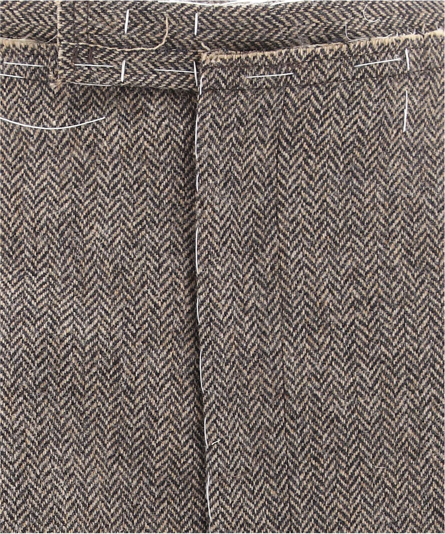 Maison Margiela Deconstructed Striped Bermuda Shorts