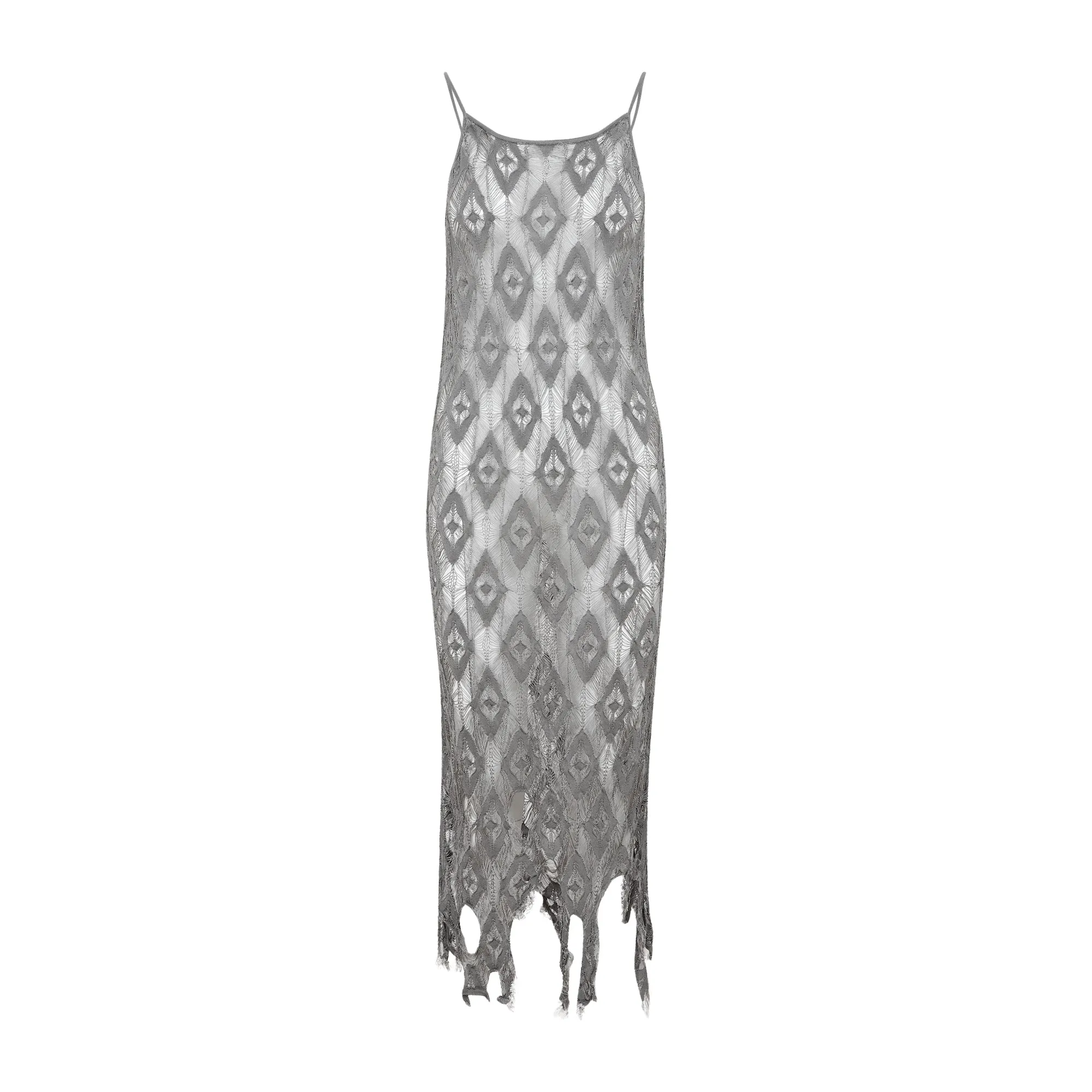 Maison Margiela Distressed Spaghetti Strap Dress