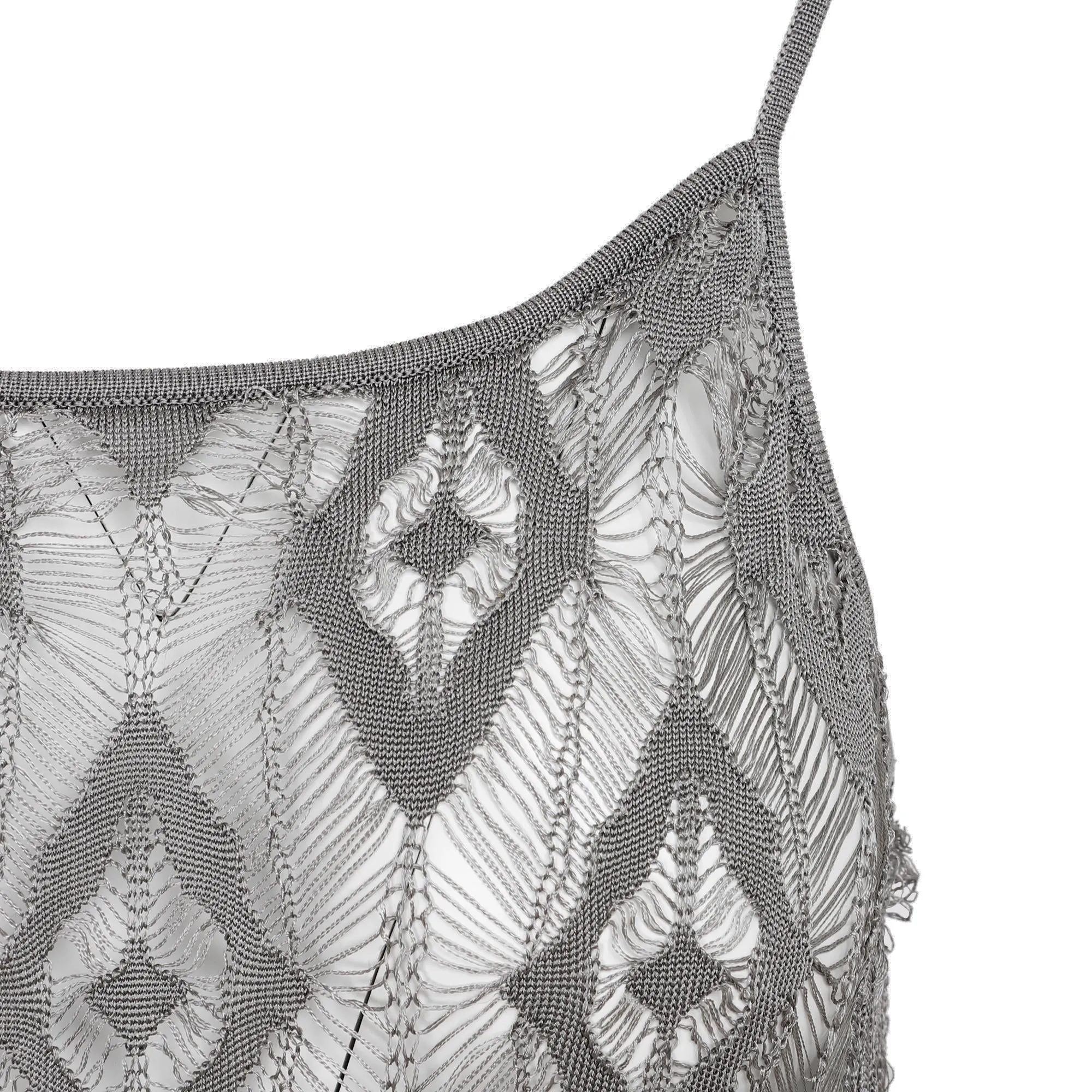 Maison Margiela Distressed Spaghetti Strap Dress