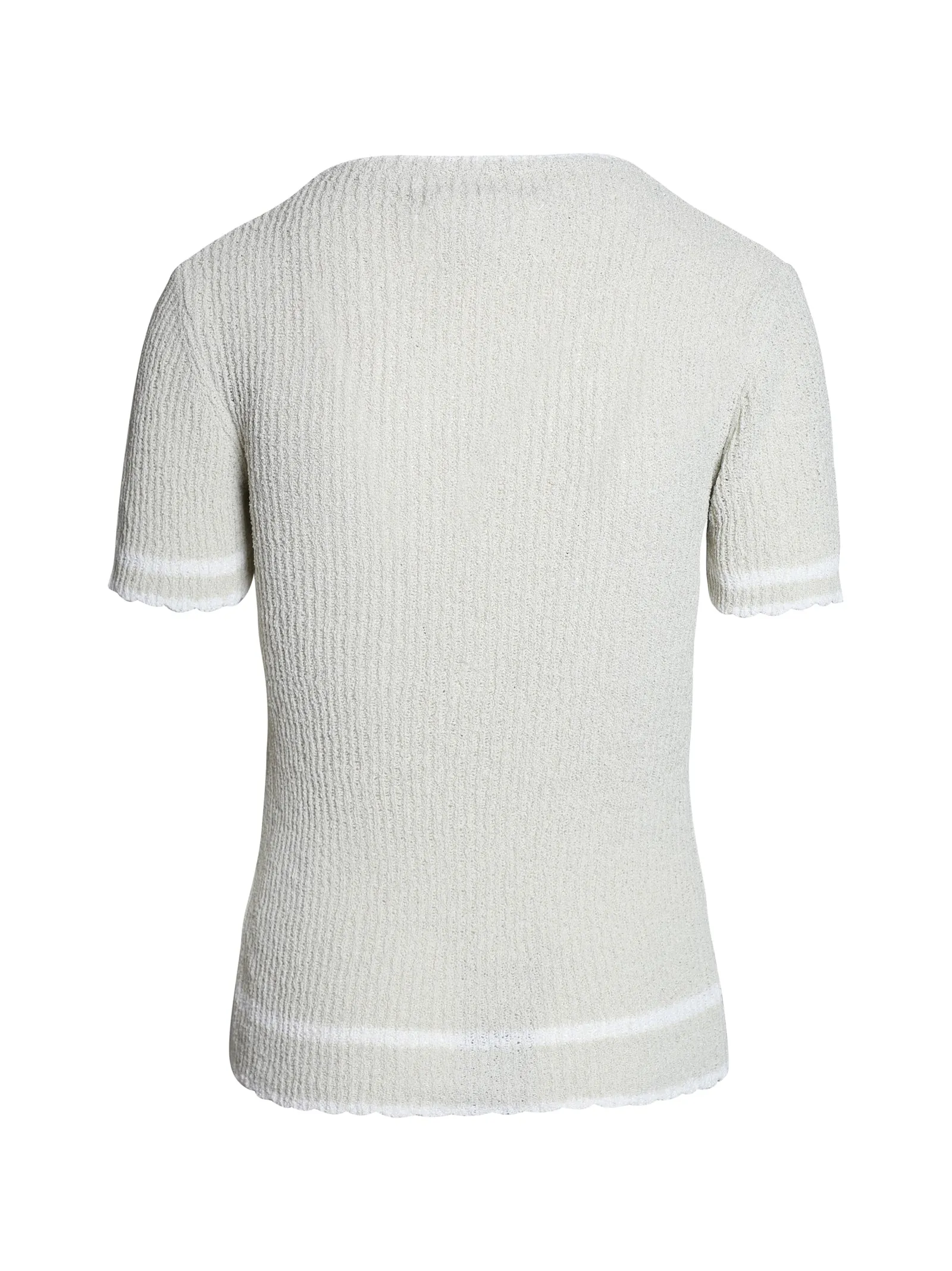 Maison Margiela Flower Detailed Knitted Top